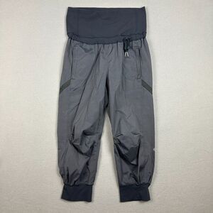 Lululemon Womens Size 6 Devi Crop Track Pants Drawstring Foldover Waist Gray VTG